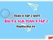 Bài 9.6 SGK Toán 8 tập 2 Kết nối tri thức
